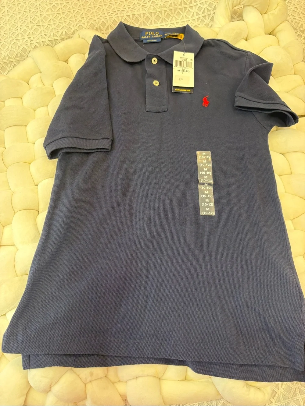 Polo Ralph Lauren Navy Polo with Red Pony Embroidery